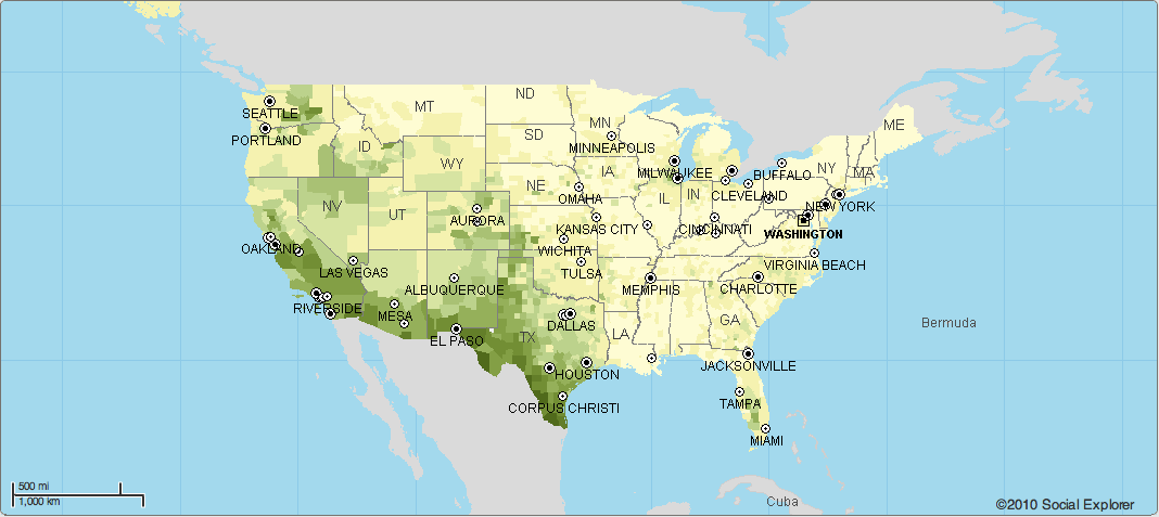 mexicanspercent Percent Mexicans