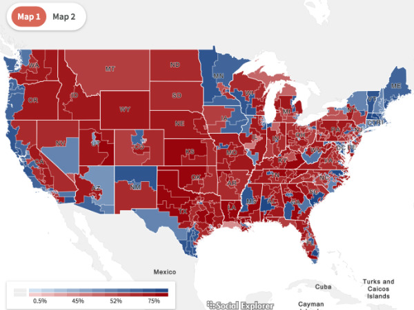 2016 Congressional Election Maps Now Available on Social Explorer
